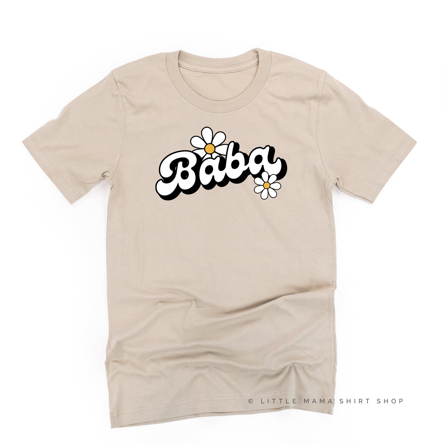 DAISY - BABA - w/ Full Daisy on Back - Unisex Tee