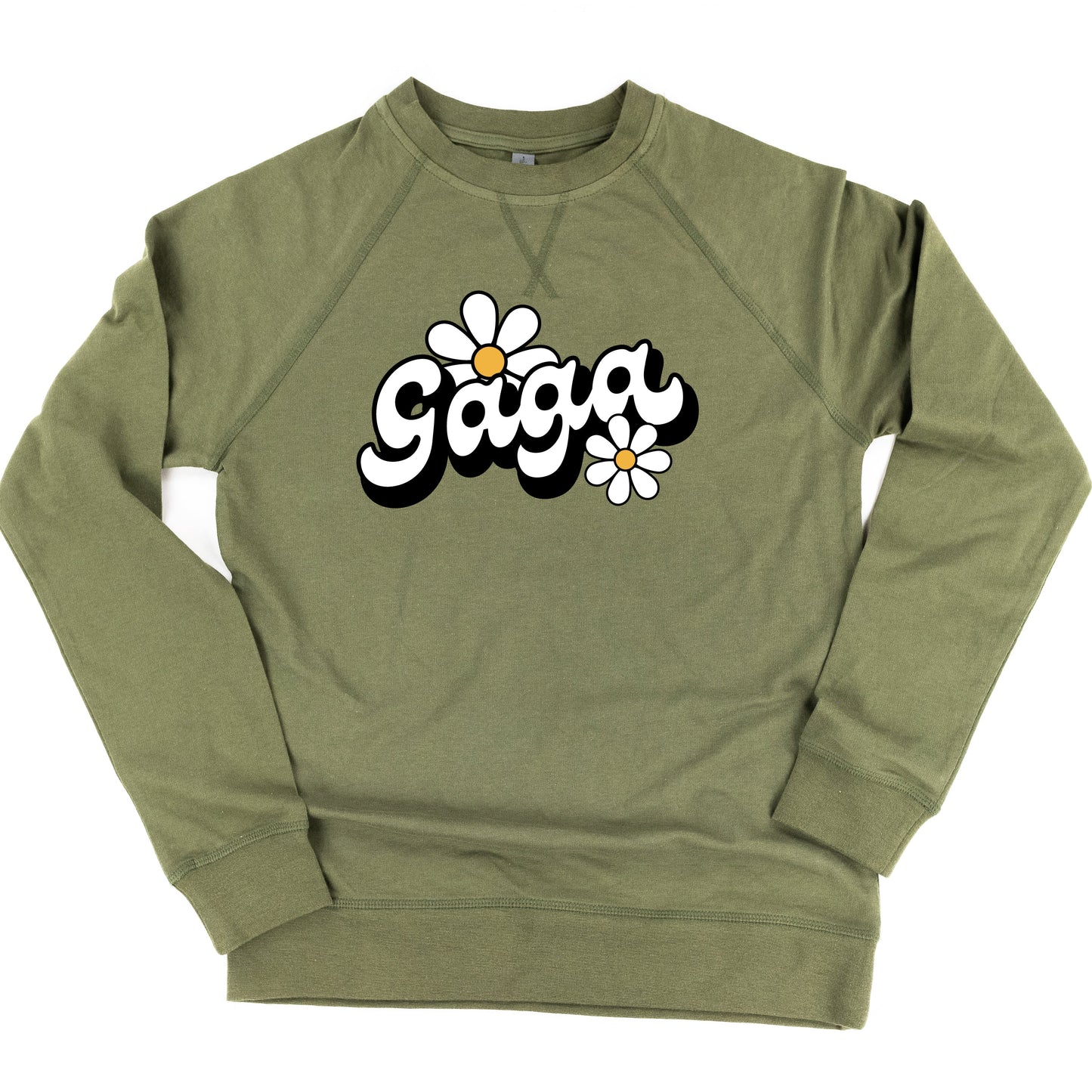 DAISY - GAGA - w/ Full Daisy on Back - Lightweight Pullover Sweater