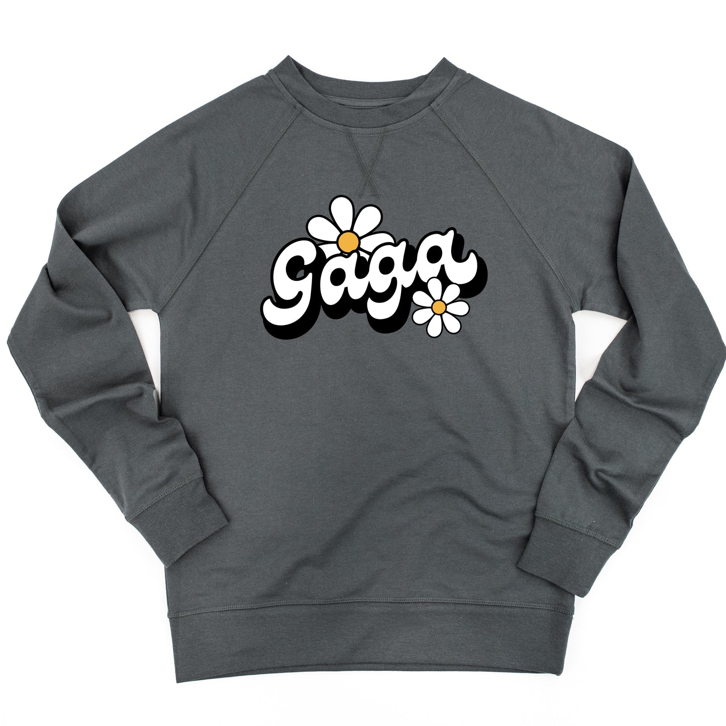 DAISY - GAGA - w/ Full Daisy on Back - Lightweight Pullover Sweater