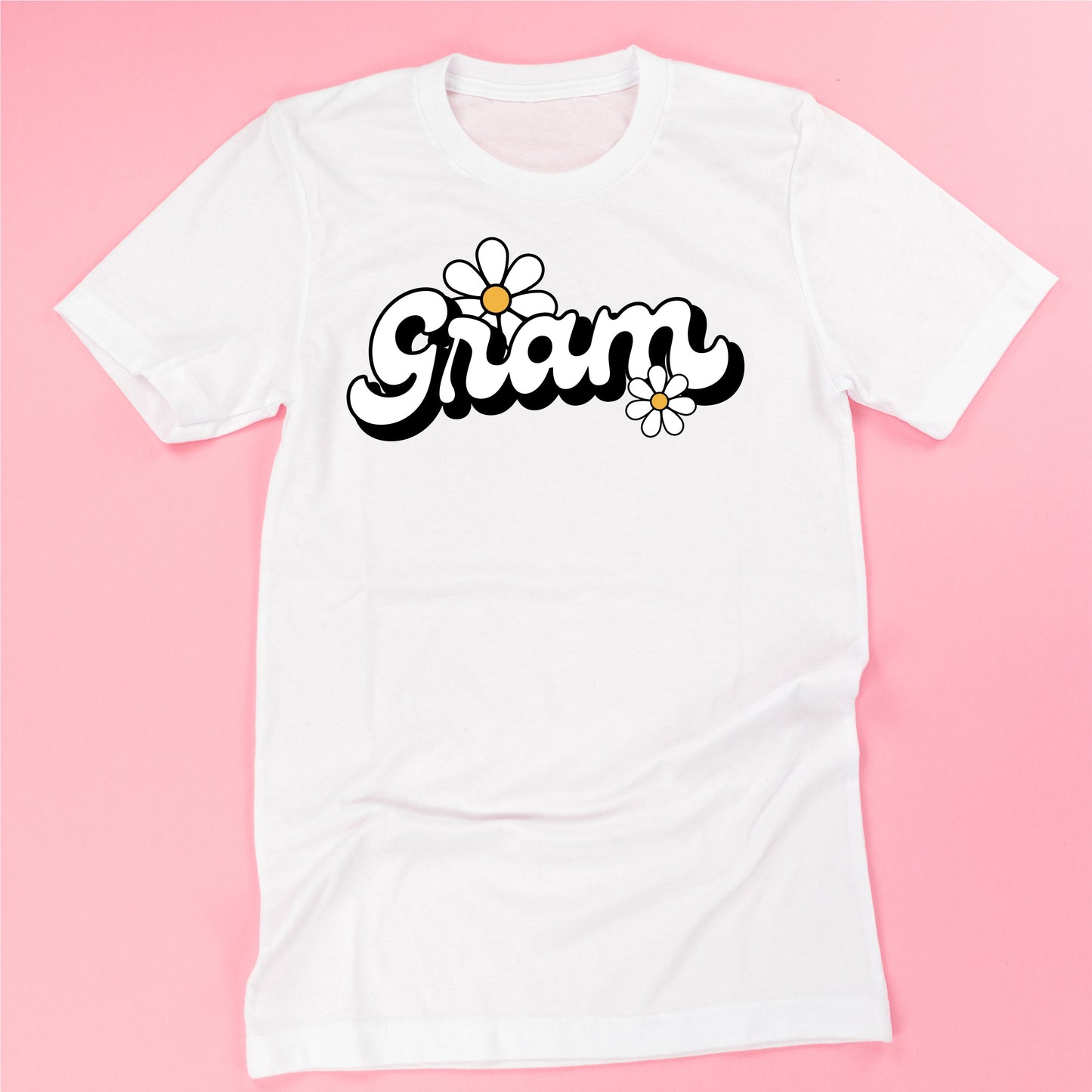 DAISY - GRAM - w/ Full Daisy on Back - Unisex Tee