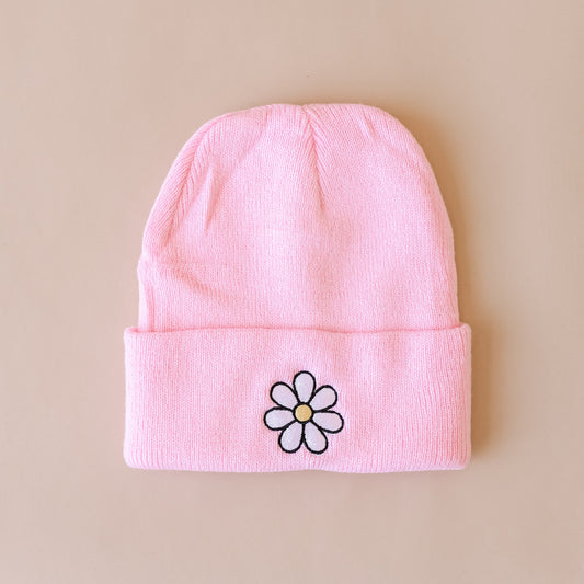 Child Beanie- DAISY - Pink