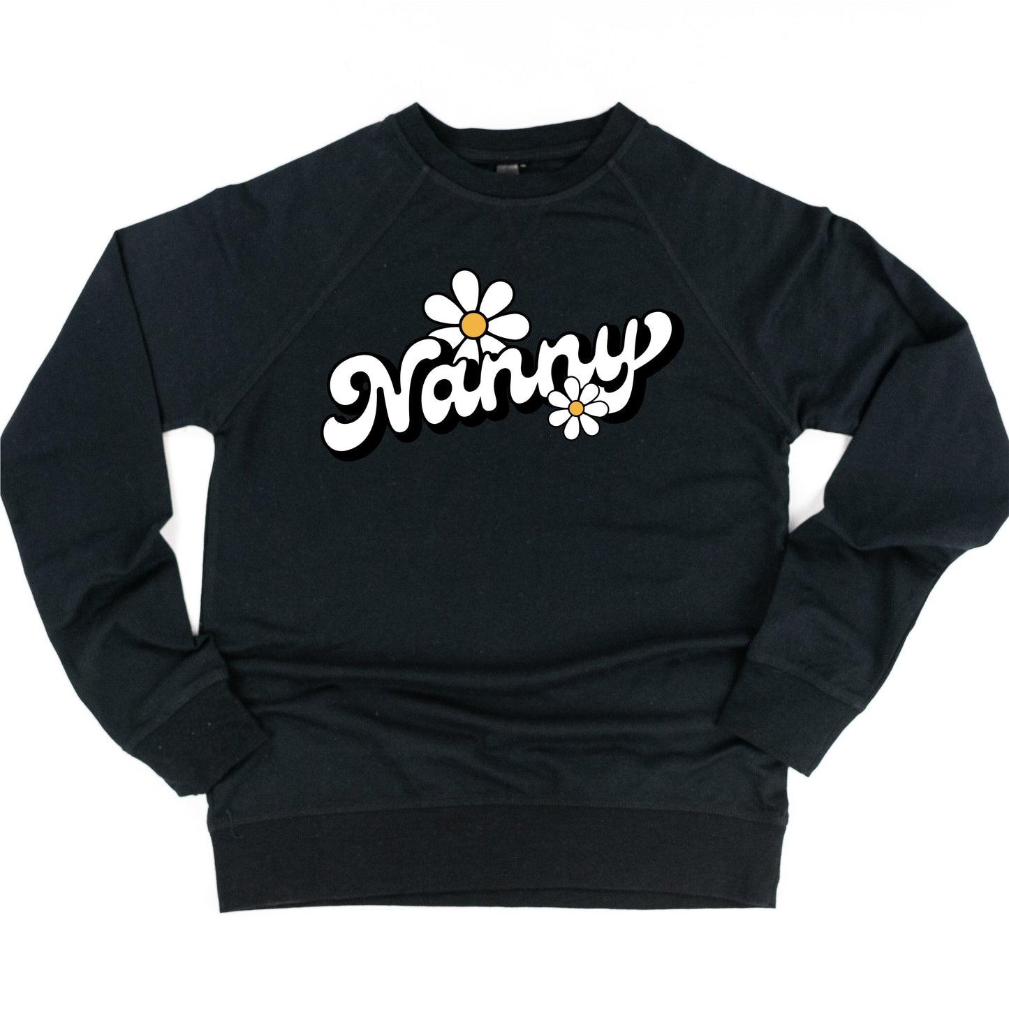 DAISY - NANNY - w/ Full Daisy on Back - Lightweight Pullover Sweater