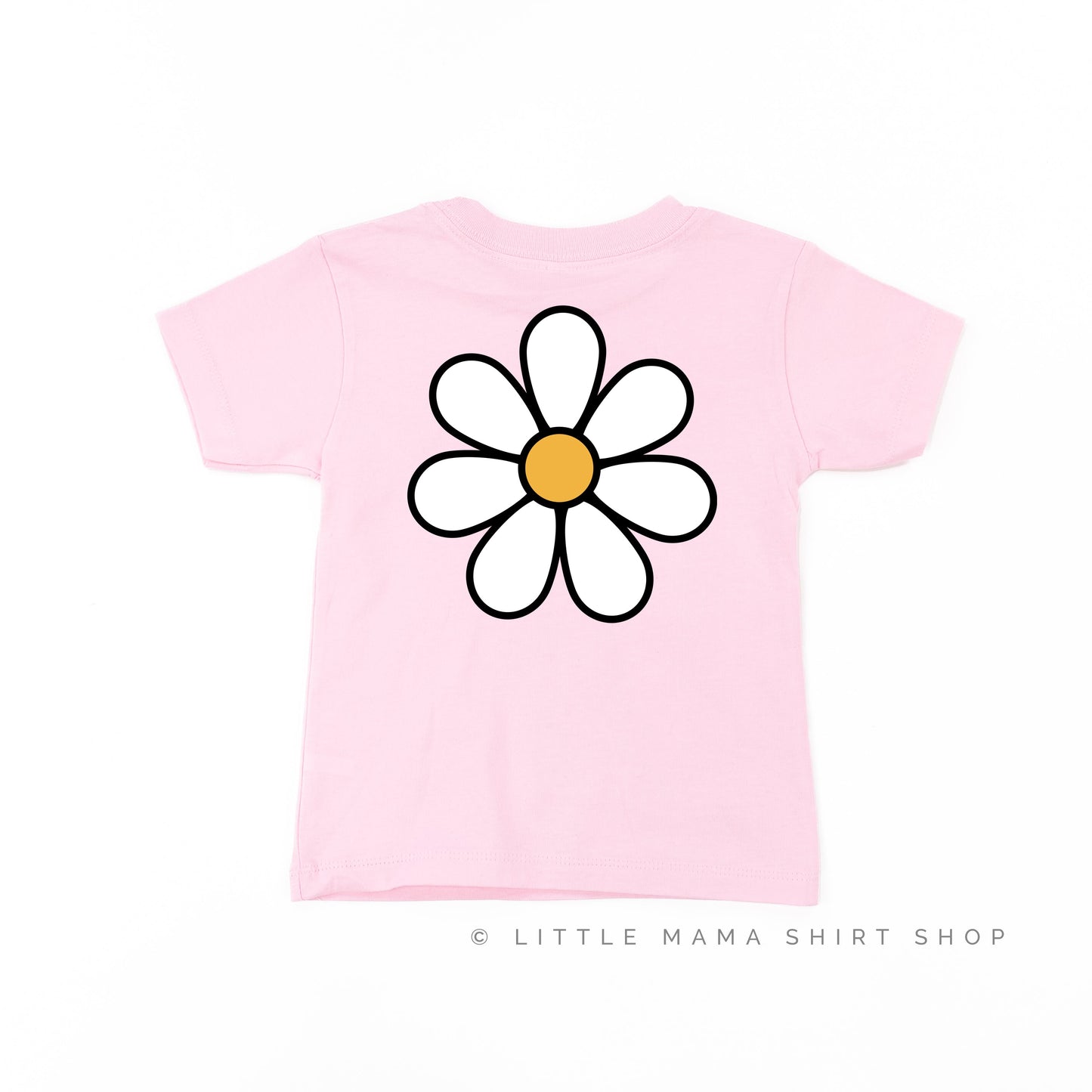 DAISY - BABE - w/ Full Daisy on Back - Short Sleeve Child Shirt