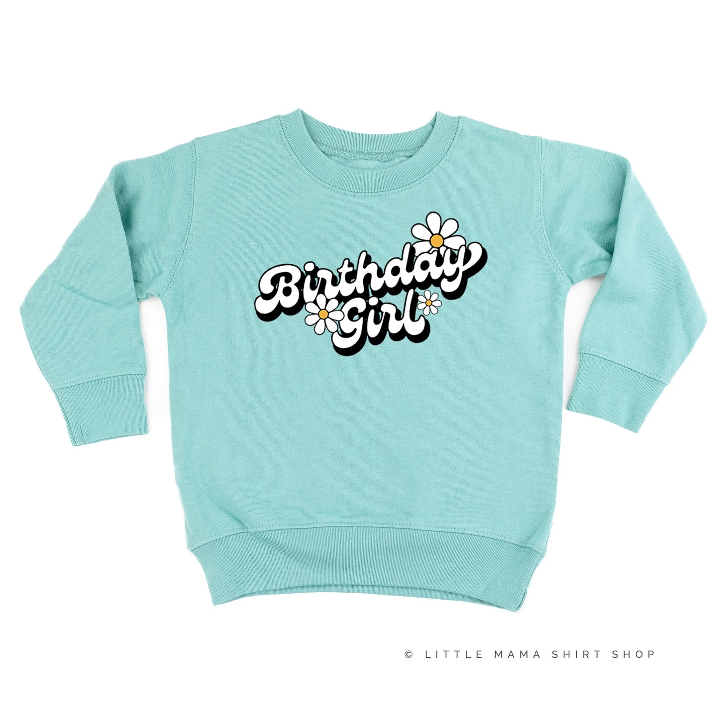 DAISY - BIRTHDAY GIRL - w/ Full Daisy on Back - Child Sweater